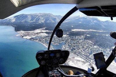 Take a Helicopter Tour Over Lake Tahoe